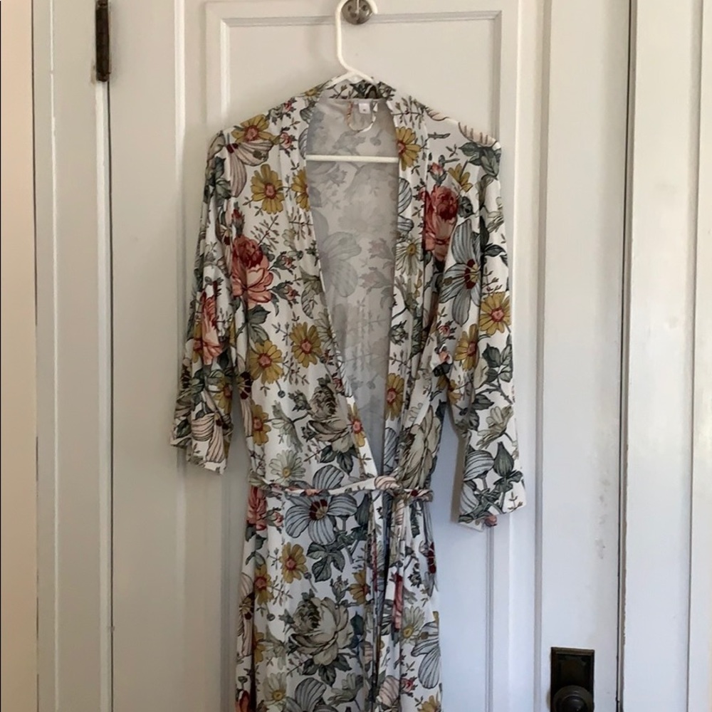 Milkmaid Goods floral Maternity robe